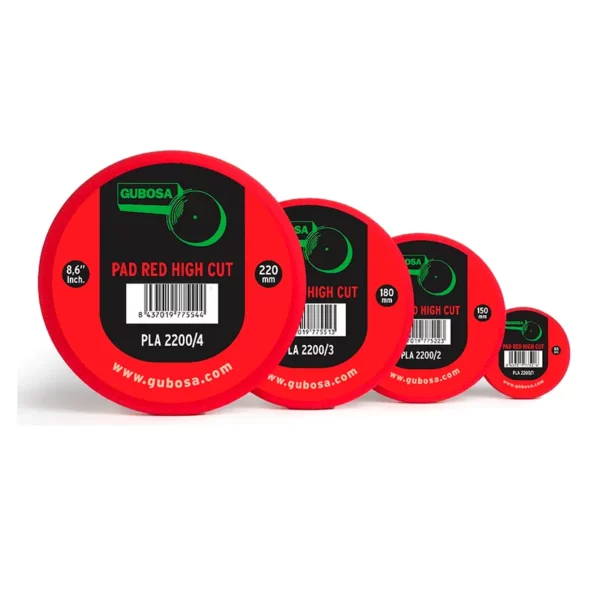 Esponja roja de alto corte